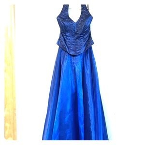 NWOT Nox Women’s XL Full-Length Blue Evening Dress